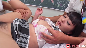 Japanese Mira Hasegawa Had A Threesome In The Classroom Uncensored.