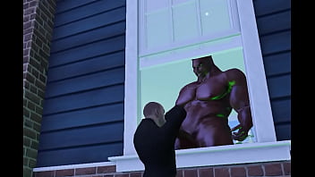 My Neighbor' Huge College Football Son Let Me Suck His Giant Black Dick Thru Bathroom Window