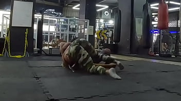 Que Venham Muitas Aulas ??#fightermovie #figjtfetish #fantasywrestling #headscissor