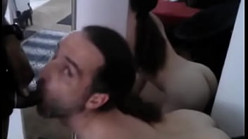 White Slut Sex Slave Sucks Huge Black Cock.