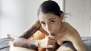 Blowjob From Coworker And Cum In The Mouth