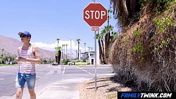 Familytwink - Naughty Stepdad Breaks His Little Twink Boy' Anus