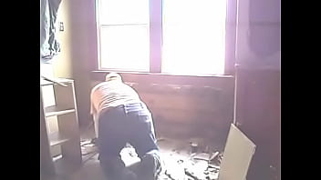 Filthy Kspigbear Demolishes A Wall Then Jacks Off