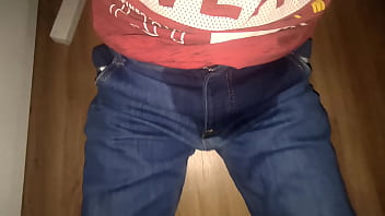 Peeing In My Jeans - peeing-on-the-floor, peeing-in-my-jeans, peeing-in-my-sleeping-room - Video 287840