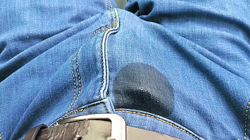 Peeing In My Jeans - peeing-outdoor, peeing-in-my-car, peeing-in-my-jeans, peeing-in-public-parking - Video 298615