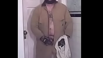 Kspigbear Shoots His Load Into Dirty Underwear In His Outer Gear