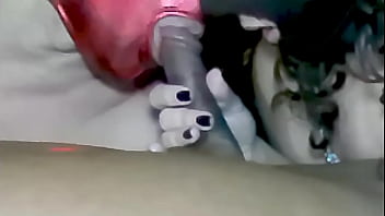 Homemade Threesome Cuckold Husband Sucks Dick With His Wife