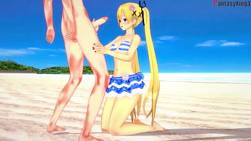 Marie Rose Bikini Sucking On The Beach | 1 | Doa | Full _ Pov On Sheer _ Ptrn: Fantasyking3