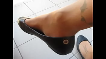 Black Rainbow Ballet Flats, Balcony Dangling By Isabelle-sandrine