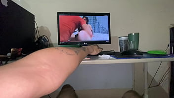 Punheta Pau Gostoso Gozando