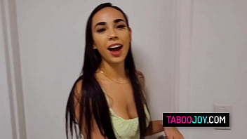 Horny Step-siblings Have Sneaky Sex In The Hotel Room - Johnny Love, Gaby Ortega