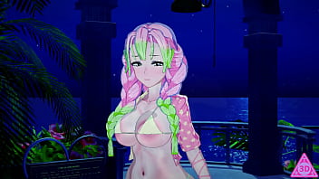 Kimetsu No Yaiba Mitsuri Scopa Intensamente Giyu