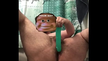 Farmboy With Big Ass Used A 12inch Dildo On His Tight Hole