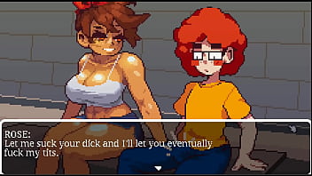 Gym Buddies [ Hentai Game ] Msucular Girl Love To Suck My Cock After Training !