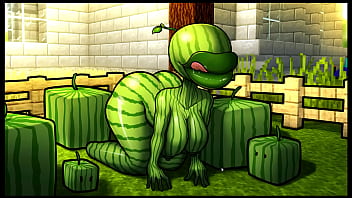 Hornycraft [ Parody Hentai Game Pornplay ] Ep.43 Steve Is Fucking A Sexy Watermelon !