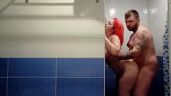 A Dude Has A Huge Cumshot When His Partner Fucks His Ass With Her Fingers