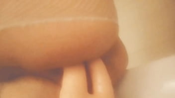 Practicing Double Dildo