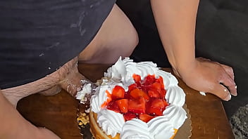 Fucking, Cumming And Eating My Cake!