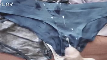 Blonde Milfs Used Thong Filled With Sperm!