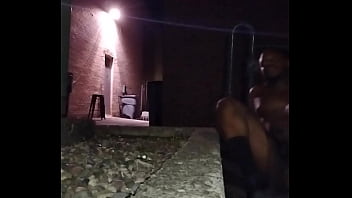 Exercising Around Abandoned Restaurant While Enjoying The Last Few Days Of Summer Before Fall Gets Rid Of Summer