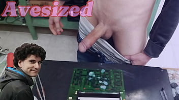 I Blast A Massive Cumshot On A Client_s Machine Instead Of Fixing It!