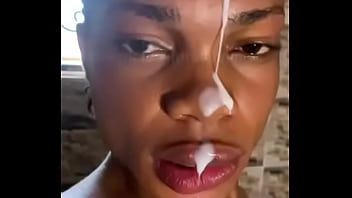 Hot Bitch With Cums All Over Her Face
