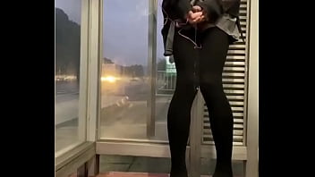 Masturbating At A Bus Station