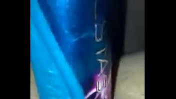 Horny White Girl Masturbates With Can