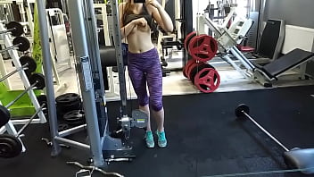 Almost Caught In Gym During Squirting - ass, squirting, public, close-up, female, gym, workout, real-orgasm, solo-masturbation, solo-girl, w - Video 176244