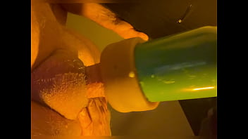 Watching Porn - Dripping Cum - Hands Free Machine Stroke