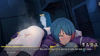 Sexy Tan Girl Meets Her Queen Overlord Who Has Big Boobs - Xangels / Hentai Game