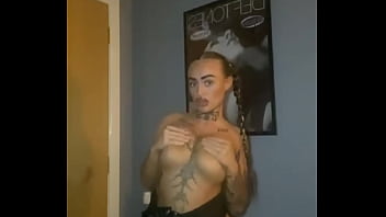 Slutty Goth Loves To Finger Her Little Tight Pussy