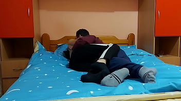 Teen Girlfriend With Tight Pussy Rides Boyfriend' Dick