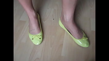 Cute Little Yellow Patent Leather Sabrinas - Shoeplay By Isabelle-sandrine