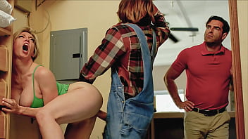 Hot Busty Milf Fucks The Cable Guy Sneakly