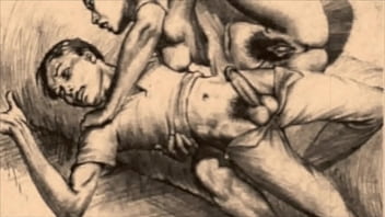 Vintage Erotic Drawings - hairy, cartoon, retro, animation, vintage, art, drawings, illustration - Video 260313