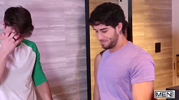 Men - Paul Canon Wants Diego Sans To Fuck Him, So He Starts Sucking His Cock While His Wife Is In The Other Room