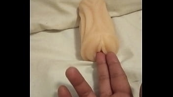 Playing With Artificial Pussy