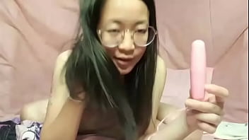 Hot Petite Asian Brunette Girl In Her Room