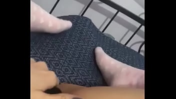 She Shows Her Feet And Pussy