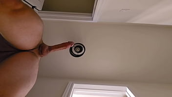 Smacking My Big White Cock