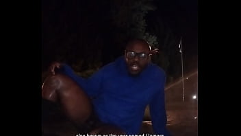 Wearing Blue Sweater To Stay Warm While Celebrating First Day Of Fall Season With Scorpio Walk Through Sprinklers