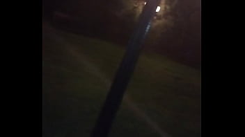 Wearing Blue Sweater To Stay Warm While Celebrating First Day Of Fall Season With Walk Through Sprinklers