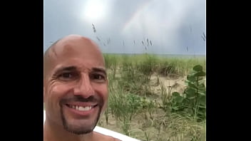 Rainbow At The Beach