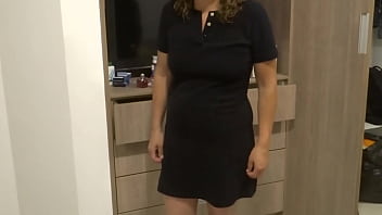 I Lift Up My Dress And Show My Big Ass To My Stepson' Friends So They Can Masturbate