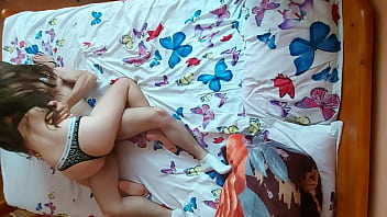 Real Young Couple Have Intense Sex - Top View