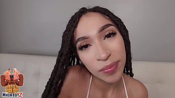 Sexy Latina Slut Dee Pressure Got Her Pussy Drilled And A Facial By A Bbc