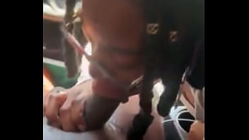 Ebony Nerd Bbc Car Blowjob