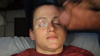 Dirty Dees Getting Her Eyes Glued Shut With A Double Blasting