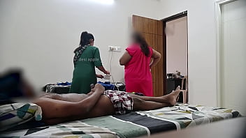 Dick Flashing To Two Maids At Same Time